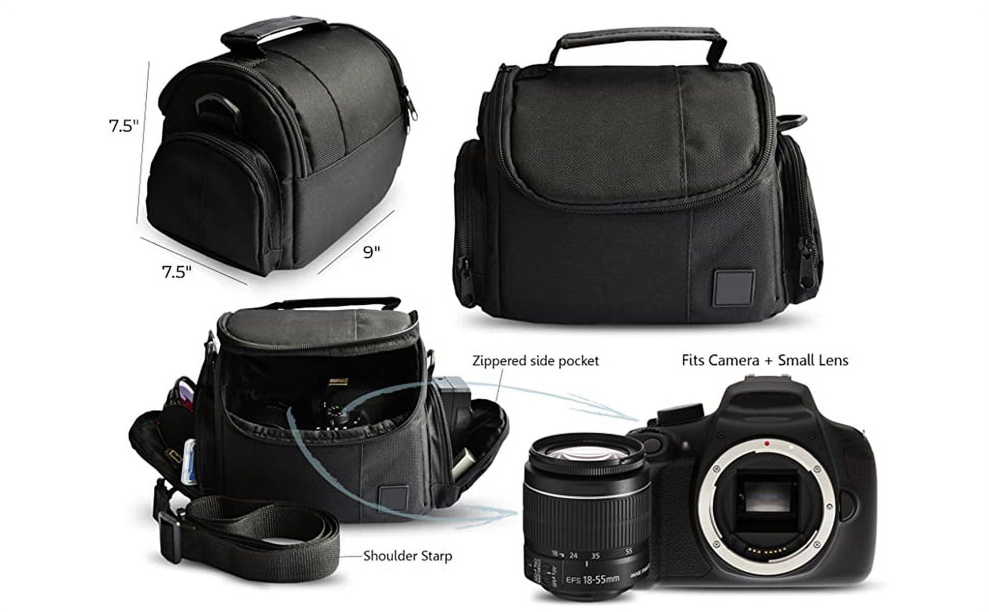 Amazon.com : Pro Deluxe Large Carrying Bag Camera Case for Canon EOS RP  M100 Rebel SL3 : Electronics
