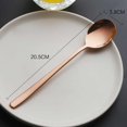 thumbnail image 3 of Homeholiday Stainless Steel Long Handle Tea Coffee Mixing Spoon Cocktail Ice Cream Soup Home Teaspoon, 3 of 5