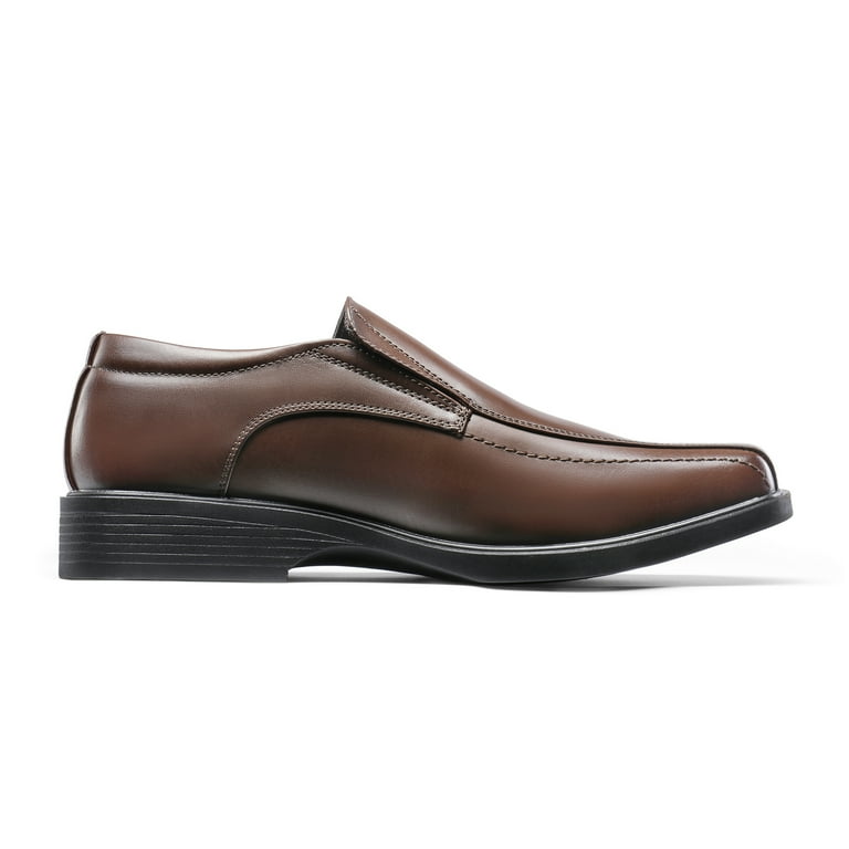 Bruno Marc Men's Leather Lined Dress Loafers Shoes Wide Width