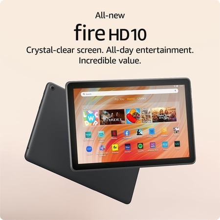 HD 10.1" Tablet Latest Release 32GB with Wi-Fi - Black