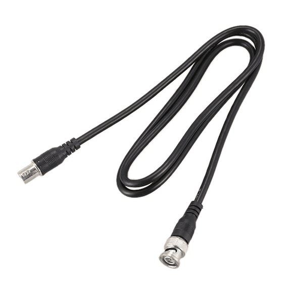 3X BNC Male to Female Plug CCTV Extension Coaxial Line Cable 3.3Ft Long Black