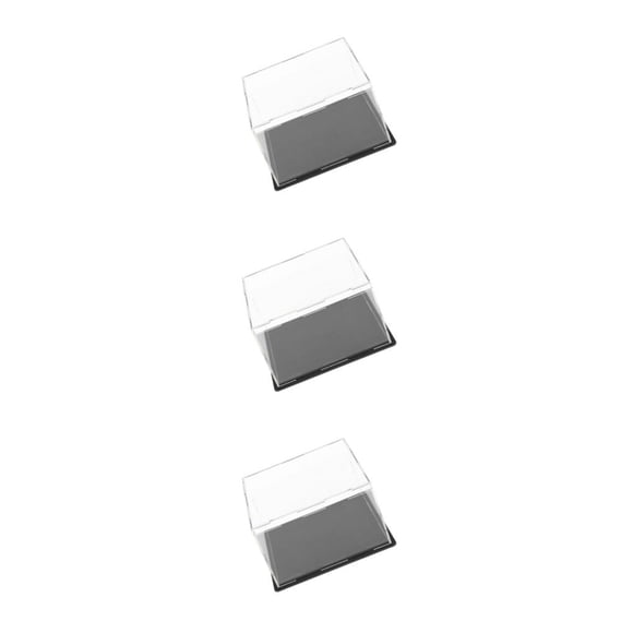 Cateissary Vitrina acrílica Cajas de protección a prueba de polvo Contenedor 16x16x22cm Type1 NO1