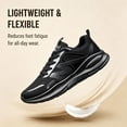 thumbnail image 4 of CHICVOMEY Comfortable Athletic Sneakers for Women Lightweight Breathable Running Shoes Stylish Mesh Athletic Shoes For Gym Walking & Travel, 4 of 8