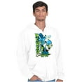 thumbnail image 4 of Popeye Never Quits Asian Inspired Men Big & Tall Zip Hoodie Brisco Brands 2X, 4 of 5