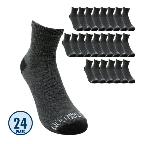 Fruit of the Loom Quarter Caballero Unitalla Algodón Afelpado Oxford 24 pares
