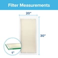 thumbnail image 2 of Filtrete Electrostatic Air Filter 700 MPR 722-4PK-1E, 20 in x 30 in x 1 in, 2 of 7
