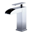 thumbnail image 3 of ALFI brand AB1598-PC Polished Chrome Single Hole Waterfall Bathroom Faucet, 3 of 8