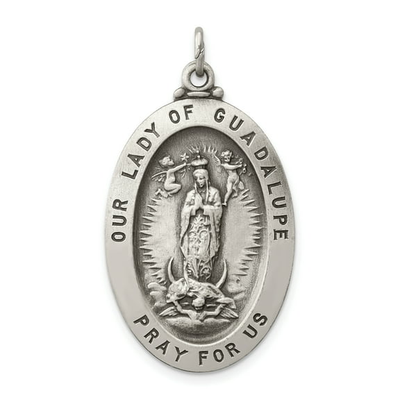 Sterling Silver Our Lady of Guadalupe Medal