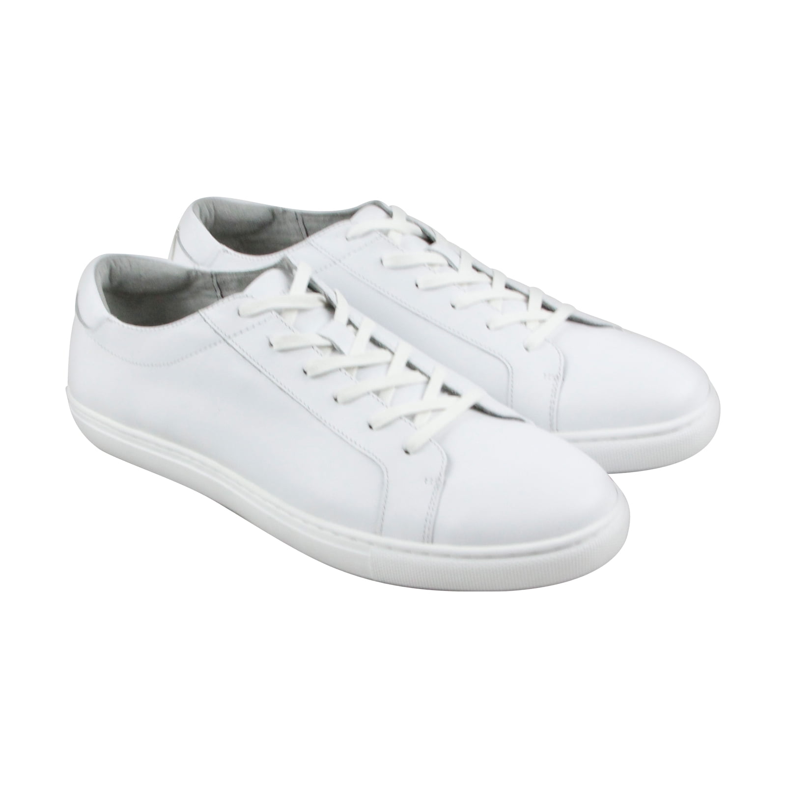 Kenneth Cole - Kenneth Cole New York Kam Mens White Leather Lace Up ...