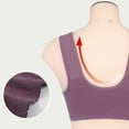 thumbnail image 4 of Biplut Elderly Women Bra Lace Wide Shoulder Straps Front Zipper Wire Free Plus Size Lady Bras Daily Wear Clothes, 4 of 13