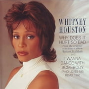 Angle View: Whitney Houston - Why Does It Hurt So Bad / I Wanna Dance With Somebody (Who Loves Me) (Remix 1996) (CD) VG+