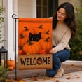 thumbnail image 6 of Trovenix Halloween Garden Flag Double Sided Fall Yard Flag Outdoor Decorative Flag for Home Lawn Porch Halloween Decor, 6 of 6