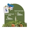 thumbnail image 5 of Command Wall Hooks Variety Pack, Limited Edition Sage Color, Holds up to 3 lbs, 10 Hooks, 12 Strips, 5 of 11