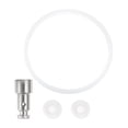 thumbnail image 1 of Unique Bargains Pressure Cooker Sealing Ring Silicone Gasket Float Valve Floater Kit for 5/6QT Pressure Pot, 1Set White, 1 of 5