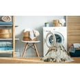 thumbnail image 2 of Ahgly Company Machine Washable Indoor Rectangle Abstract Bullet Shell Brown Area Rugs, 5' x 8', 2 of 7