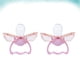 thumbnail image 2 of 2 chupetes de silicona para bebé, de ortodoncia, para dormir (rosa), 2 of 7
