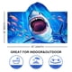 thumbnail image 2 of Toalla de Playa Tiburón para Niños con Capucha, Toalla con Capucha de Animales Marinos para Niños 76 cm x 127 cm, Toalla de Baño Poncho de Microfibra Absorbente y Suave para Piscina y Natación, 2 of 7