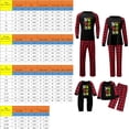 thumbnail image 2 of Pijamas Navideñas Conjunto de pijama navideño a juego de 2 piezas Conjunto de ropa de estar cómoda Ygjytge Negro*Hombre T M para Unisex, 2 of 8