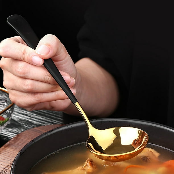 Cuillère à soupe en acier inoxydable 19cm