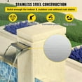 thumbnail image 4 of Waterfall Blade Waterfall Spillway 300mm Stainless Steel Cascade Fountain, 4 of 5
