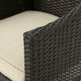 thumbnail image 5 of Noble House Alameda 9 Piece Wicker Patio Dining Set in Brown, 5 of 10