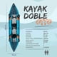 thumbnail image 3 of Kayak Inflable 2 Personas Kano Otto K2 250kg con Accesorios, 3 of 13