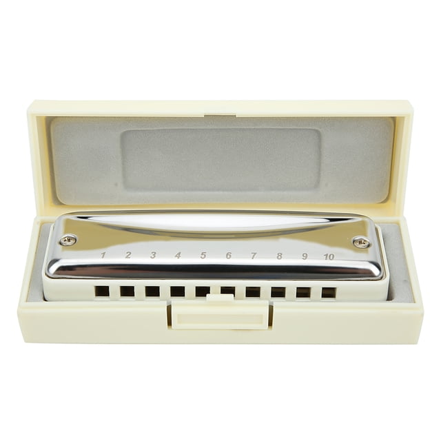 Mouthorgan,Blues Harmonica 10 hoyos Mouthorgan Instrumento musical Regalos para principiantes Los mejores materiales