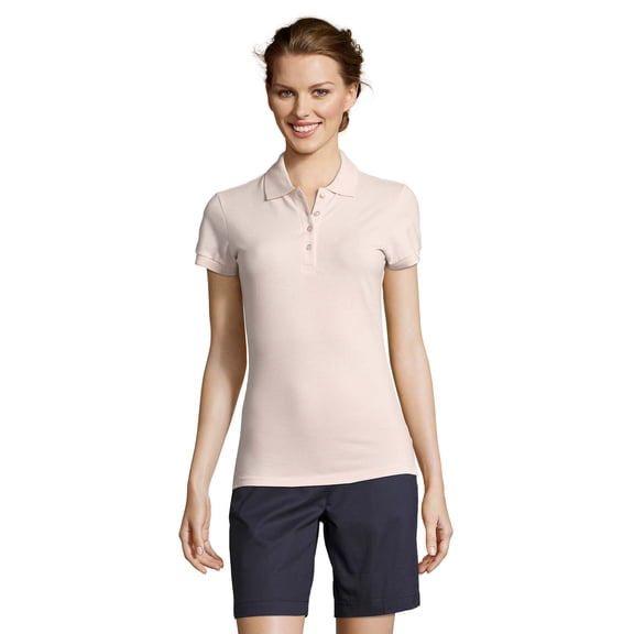 SOLS Womens/Ladies People Pique Short Sleeve Cotton Polo Shirt