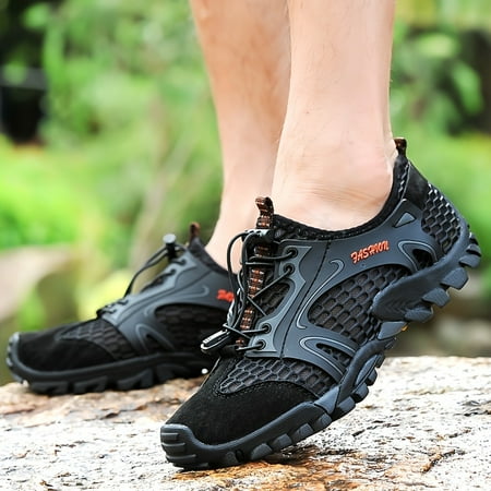 

Breathable Mesh Anti-slip Wading Sneakers Quick Dry Wear-resistant Outdoor Hiking Sports Sneakers Women s Footwear