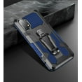 thumbnail image 4 of For Apple iPhone 14 Pro (6.1") Hybrid Heavy Duty Protection Shockproof Defender with Belt Clip and Kickstand Dual Layer Phone Case Cover by Xpression - Blue, 4 of 10