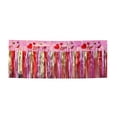 thumbnail image 2 of Valentine’s Day Heart Rain-Foil Curtain - Sparkling Red Heart Backdrop, Easy-to-Install Romantic Decor for Weddings, Proposals, Anniversary Parties & Celebrations, 1pc, 2 of 5