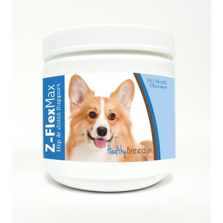 UPC: 0840235113218 | Healthy Breeds Pembroke Welsh Corgi Z-Flex Max Dog Hip & Joint Care Soft Chews 50 Count