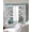 Gray Blue, variant on Turquoise Truck Dogs Blackout Curtains for Bedroom/Living Room, Thermal Insulated Kitchen Curtains, Farmhouse Retro Car Animals Wooden Grommet Darkening Window Treatment Drapes 52"x63"x2