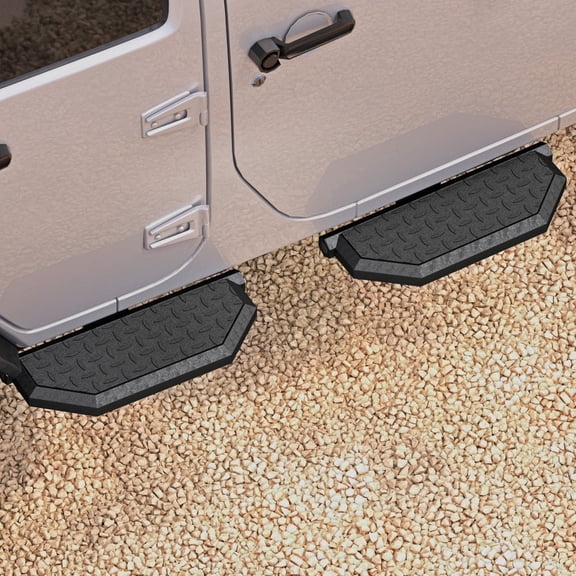 Running Boards Fit For 2007-2018 Jeep Wrangler JK  JKU 4 Doors Sport Utility / Exclude JL