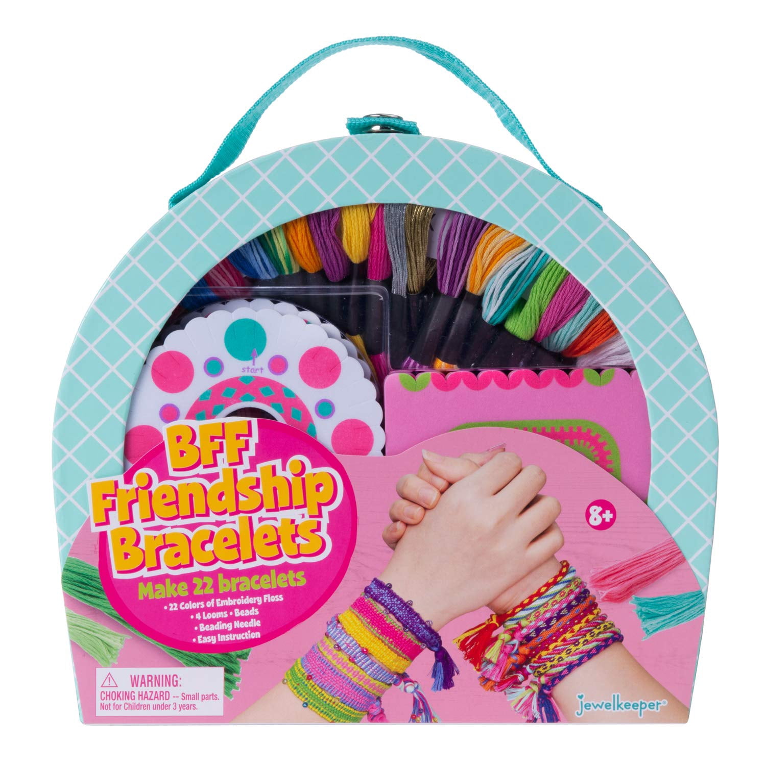 Felicify Diamond Art Armband Kit – 6 Sets, DIY Bastelset Für Kinder, Mit PU-Armbändern & Diamanten