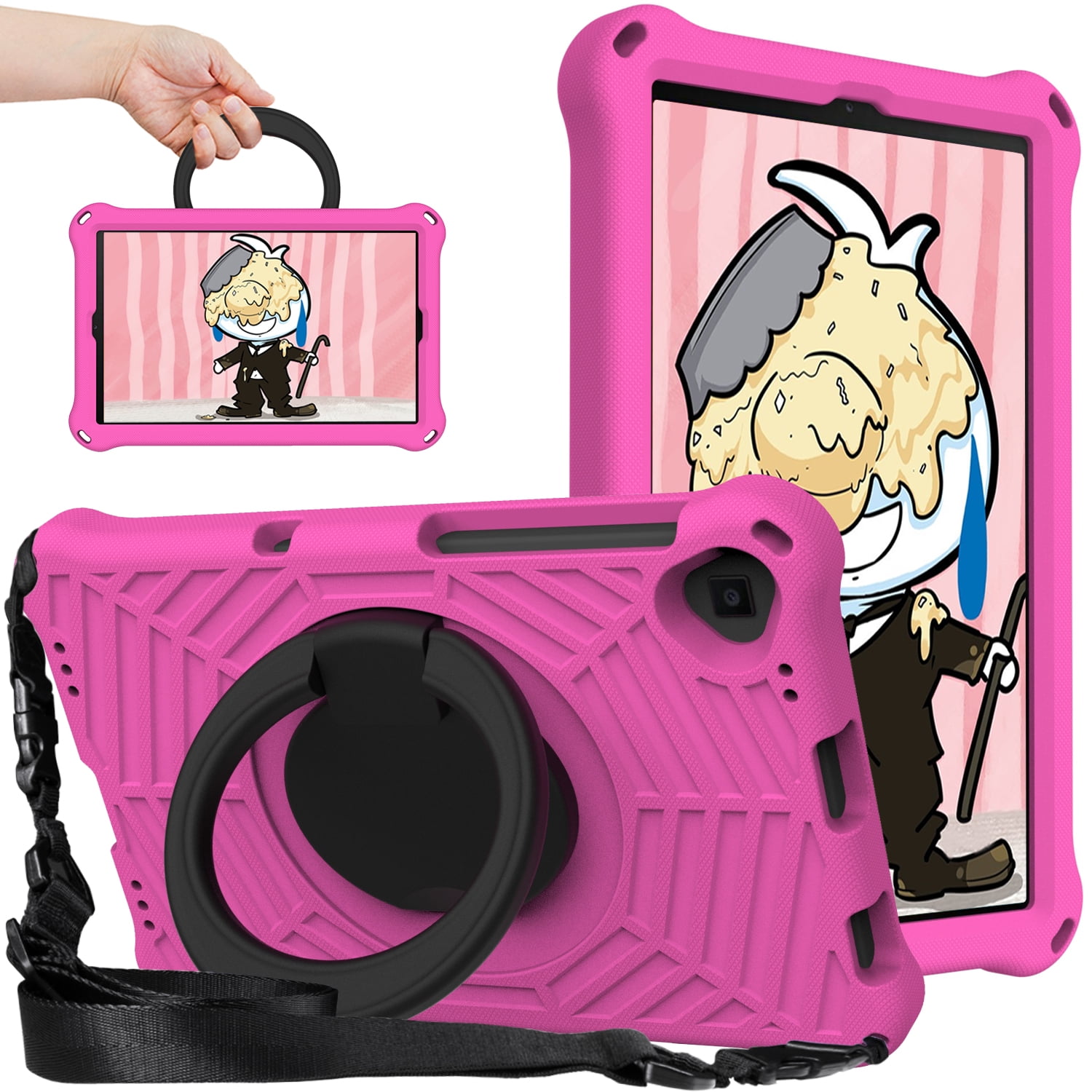 Dteck Samsung Galaxy Tab A 10.1 Case 2019, Fit SMT510/T515/T517, Hybrid Shockproof Rugged Case