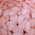 thumbnail image 4 of Cesta hecha a mano para mascota, perro, gato, cuerda gruesa de algodón trenzado, almohada suave para dormir, cachorro, gatito, lana tejida (35 cm, color rosa) oso de fresa Electrónica, 4 of 5