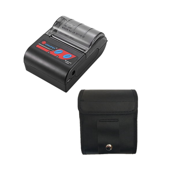 Mini Imprimante Thermique Portable Sans Fil Bluetooth pour Reçus, Imprimantes de Factures Mobiles, Papier 58 mm