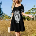 thumbnail image 4 of Vestido de manga corta "Vida Pirata para Mí" vestidos de mujer vestidos de lujo de manga larga vestidos de verano para mujer, 4 of 7
