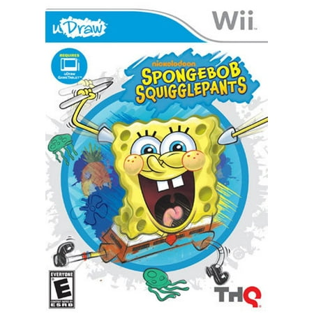 THQ uDraw SpongeBob SquigglePants (Nintendo Wii) (Best Spongebob Wii Game)