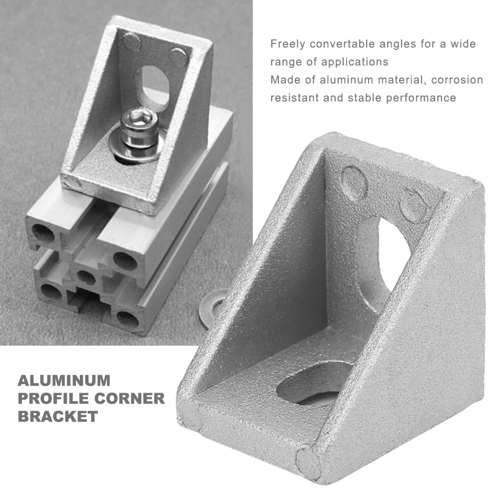 Soporte De Esquina De Acero Inoxidable Para Cámaras PTZ – 8.5x6.5x5.5cm, Carga Máxima 3kg, Montaje En Ángulo De 90°, Compatible Con Cámaras Y Proyectores