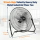 thumbnail image 2 of Ventilador de piso industrial Whitmor, ventilador de pie resistente de alta velocidad de 3 velocidades, inclinación ajustable de 180°, 2 of 5