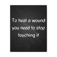 thumbnail image 5 of Inspirational Wall Art  Heal A Wound Motivation Wall Decor for Home Office Gym Inspiring Success Quote Print Ready to Hang Unframed, 5 of 17