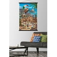 thumbnail image 2 of Disney Pixar Cars 2 - Triptych 3 Wall Poster with Wooden Magnetic Frame, 22.375" x 34", 2 of 3