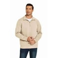 thumbnail image 7 of Pinspark Men's Quarter Zip Pullover Sweatshirts Mock Neck Casual Long Sleeve Fall Winter Warm Fleece Cotton Sweatshirt, 7 of 7