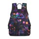 thumbnail image 1 of Fotbe Glowing Chameleon Fantasy Art Mochila Ligera para Hombres y Mujeres - Duradera y Resistente al Agua, Ideal para Escuela, Trabajo, Viajes y Uso Diario, 1 of 7