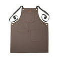 thumbnail image 1 of Outset, Canvas Griller's Apron with Multi-Pockets, Brown, 1 of 3
