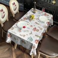 thumbnail image 3 of White Forest Fairy Pattern Rectangle Tablecloth 60"x120",Waterproof Polyester Rectangle Table Cloth, Wipeable Spillproof Polyester Tablecloth for Dining, Camping, Indoor and Outdoor, 3 of 6