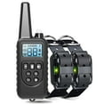 thumbnail image 1 of Collar eléctrico de entrenamiento para perros, dispositivo antiladridos, recargable, con vibración, con Clicker, 1 of 5