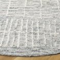 thumbnail image 3 of SAFAVIEH Abstract Coretta Striped Geometric Area Rug, Light Blue/Ivory, 6' x 6' Round, 3 of 10